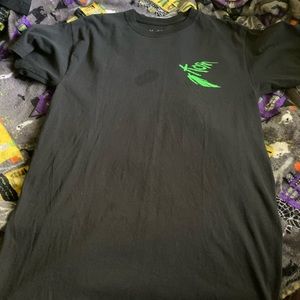 Large black korn band shirt slightly used